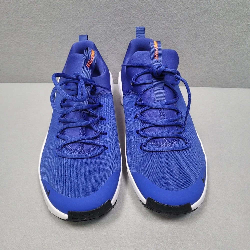 Nike Free Metcon 6 Mens Training Shoes Blue Orange FJ7127-401 Size 11.5
